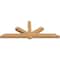 Ekena Millwork Kennewick Timber Gable Bracket, Western Red Cedar, 96"W x 36"H x 5 1/2"D x 5 1/2"F, 9/12 Pitch GBW096X36X0606KEN00SWR - alternate 4